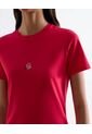 Camiseta Gráfico Tecla Control  Para Mujer Rojo Seven Seven de Seven Seven