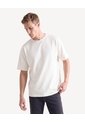 Camiseta Comfy Textura De Punto  Para Hombre Marfil Seven Seven de Seven Seven