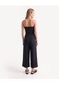 Enterizo Strapless Culotte  Para Mujer Negro Seven Seven de Seven Seven