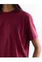 Camiseta Corta Silueta Amplia  Para Mujer Vino Seven Seven de Seven Seven