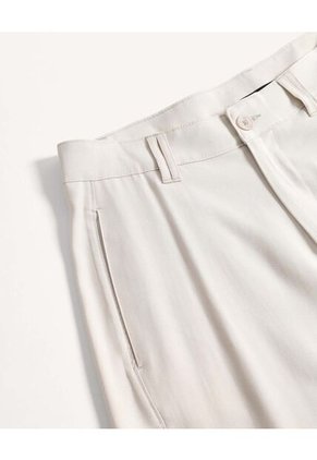 Pantalón Chino Straight Para Hombre Crema Seven Seven