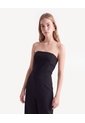 Enterizo Strapless Culotte  Para Mujer Negro Seven Seven de Seven Seven