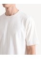Camiseta Comfy Textura De Punto  Para Hombre Marfil Seven Seven de Seven Seven