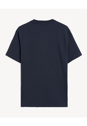 Camiseta Regular Fit Atemporal Para Hombre Azul Seven Seven