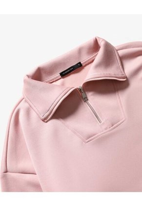 Buso Half Zipper  Para Mujer Rosado Seven Seven