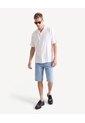 Camisa Resort Con Textura  Para Hombre Marfil Seven Seven de Seven Seven