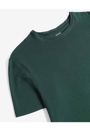 Camiseta Slim Fit Cuello Redondo Para Hombre Verde Seven Seven