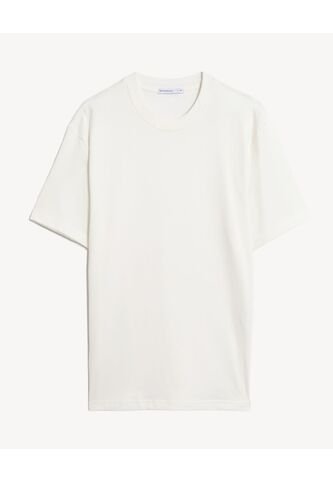 Camiseta Regular Fit Atemporal  Para Hombre Marfil Seven Seven Seven Seven