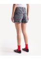 Short Denim Con Rotos Y Desgaste  Para Mujer Negro Seven Seven de Seven Seven