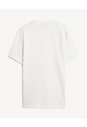 Camiseta Regular Fit Atemporal  Para Hombre Marfil Seven Seven
