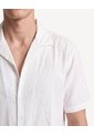 Camisa Resort Con Textura  Para Hombre Marfil Seven Seven de Seven Seven