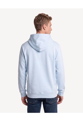 Buzo Hoodie Pesado Bolsillo Canguro Para Hombre Celeste Seven Seven