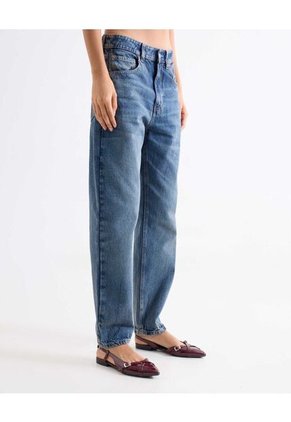 Jean Mom Tono Oscuro Para Mujer Azul Seven Seven