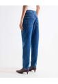 Jean Mom Con Desgastes  Para Mujer Azul Seven Seven de Seven Seven