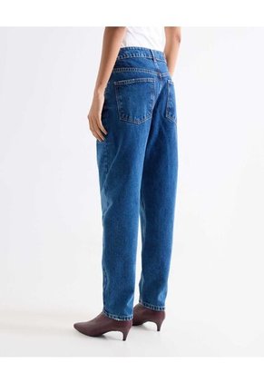 Jean Mom Con Desgastes  Para Mujer Azul Seven Seven