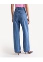 Jean Wide Leg Tiro Medio  Para Mujer Azul Seven Seven de Seven Seven