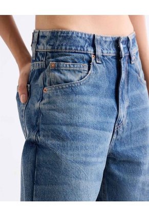Jean Mom Tono Oscuro Para Mujer Azul Seven Seven