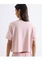 Camiseta Corta Silueta Amplia  Para Mujer Rosado Seven Seven de Seven Seven