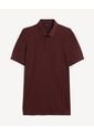 Polo Tejido Regular Fit  Para Hombre Vino Seven Seven de Seven Seven