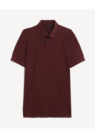 Polo Tejido Regular Fit  Para Hombre Vino Seven Seven Seven Seven
