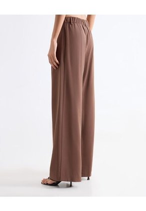 Pantalón Sastrero Encauchado  Para Mujer Taupe Seven Seven