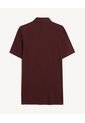 Polo Tejido Regular Fit  Para Hombre Vino Seven Seven de Seven Seven