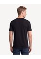 Camiseta Con Estampado Cuello Redondo  Para Hombre Negro Seven Seven de Seven Seven