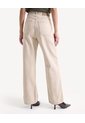 Jean Wide Leg Con Pinzas  Para Mujer Taupe Seven Seven de Seven Seven