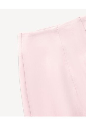 Short Tiro Alto Con Pinzas  Para Mujer Rosado Seven Seven