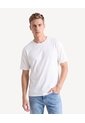 Camiseta Relaxed Fluida  Para Hombre Crema Seven Seven de Seven Seven