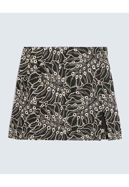 Falda Para Mujer Corto Color Negro Marca Seven Seven #28140921