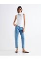 Jean Mom Tono Claro  Para Mujer Azul Seven Seven de Seven Seven
