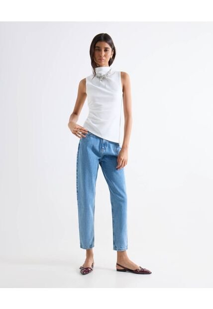 Jean Mom Tono Claro  Para Mujer Azul Seven Seven