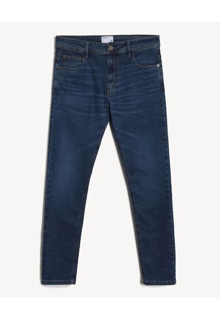 Jean Skinny Azul Medio  Para Hombre Azul Seven Seven