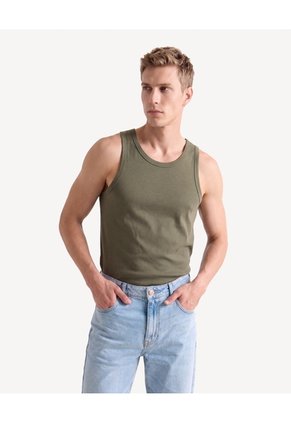 Camiseta Sisa Jersey Suave Para Hombre Verde Seven Seven