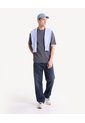 Jean Loose Rígido Tiro Medio  Para Hombre Azul Seven Seven de Seven Seven