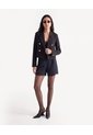 Short Sastrero Con Encaje  Para Mujer Negro Seven Seven de Seven Seven