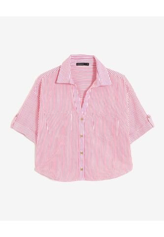 Blusa Camisera Holgada  Para Mujer Rojo Seven Seven Seven Seven