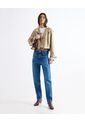 Chaqueta Trench Corta  Para Mujer Camel Seven Seven de Seven Seven