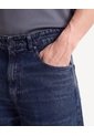 Jean Loose Rígido Tiro Medio  Para Hombre Azul Seven Seven de Seven Seven