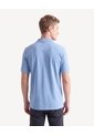 Polo Cuello Abierto Tejido Pesado  Para Hombre Azul Seven Seven de Seven Seven