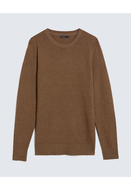 Saco Para Hombre Cuello Redondo Color Camel Marca Seven Seven #45330232