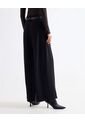 Pantalón Wide Leg Con Cinturón  Para Mujer Negro Seven Seven de Seven Seven