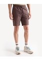 Bermuda Rústica Pretina Ajustable  Para Hombre Café Seven Seven de Seven Seven