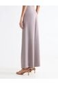 Pantalón Wide Leg Tiro Alto  Para Mujer Marfil Seven Seven de Seven Seven