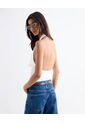 Body Drapeado Con Escote  Para Mujer Blanco Seven Seven de Seven Seven