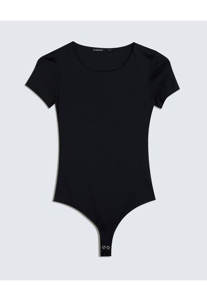 Camiseta Para Mujer Manga Corta Color Negro Marca Seven Seven #28096056