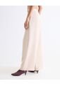 Pantalón Wide Leg Tiro Alto  Para Mujer Crema Seven Seven de Seven Seven