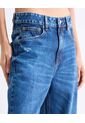Jean Wide Leg Con Desgastes  Para Mujer Azul Seven Seven de Seven Seven