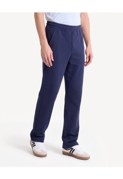 Pantalón Jogger Recto Texturizado  Para Hombre Azul Seven Seven